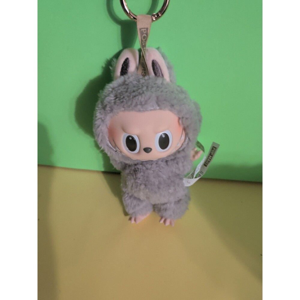 Sesame Bean Labubu Exciting Macaron Series Plush Pendant Authentic POP MART
